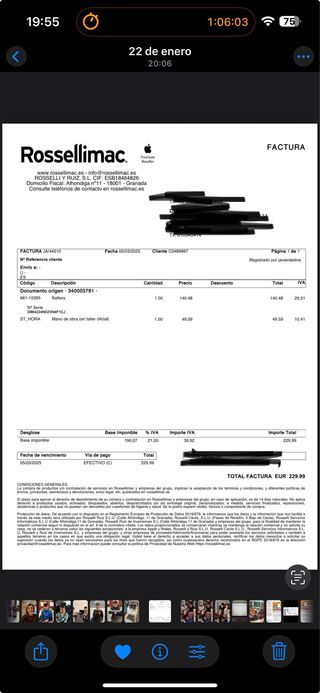 MacBook Air 13 A2179 Plata