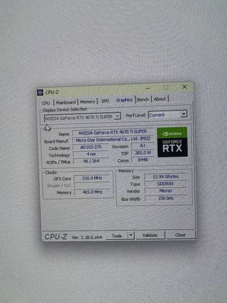 Nvidia RTX 4070 Ti Super 16GB MSI