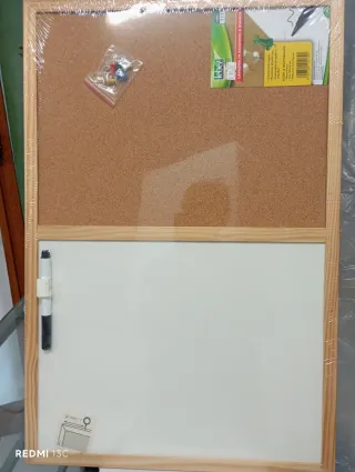 Lavagna Lebez 40x60 cm sughero e bianca