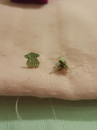 Pendientes osito Tous plata y circonitas