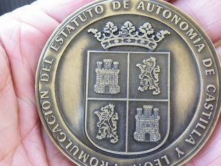 Medalla XV Aniversario Cortes Castilla y León