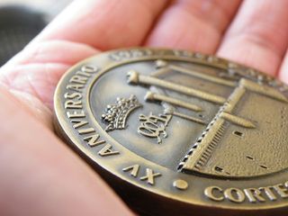 Medalla XV Aniversario Cortes Castilla y León