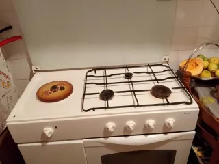 Cocina a gas Nafe blanca