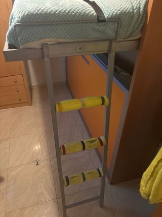 Literas abatibles madera, metal y plástico