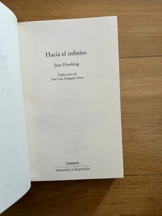 Hacia el infinito - Mi vida con Stephen Hawking