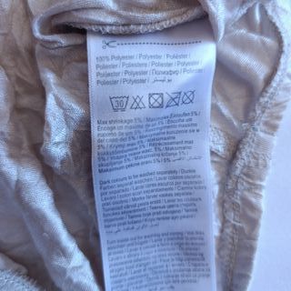 Top Dorado Arrugado Vero Moda Talla XL