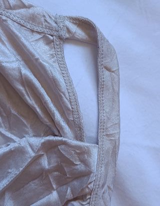 Top Dorado Arrugado Vero Moda Talla XL