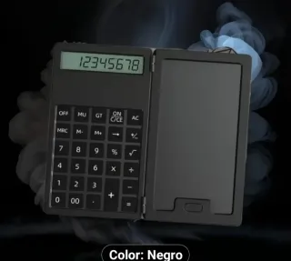 Calculadora LCD 12 dígitos Negra