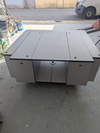 Mueble camper a medida VW T4 – Cama+Mesa+Colchón