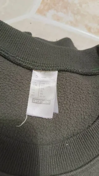 Camiseta Decathlon Verde Oliva Hombre