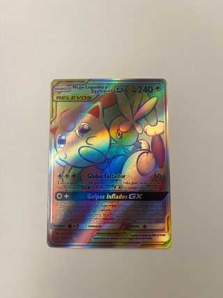 Pack 3 Cartas Pokémon Arcoíris GX