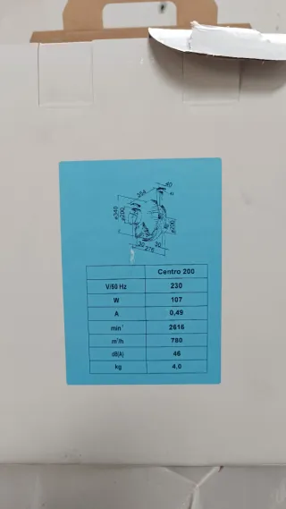 Extractor Blauberg Centro 200 mm