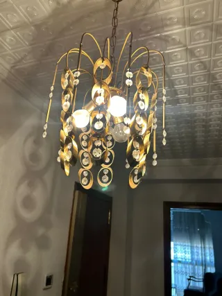 Lámparas de techo de cristal