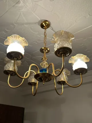 Lámparas de techo de cristal