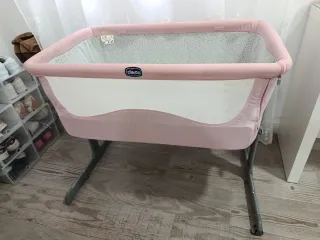 Minicuna bebé Chicco rosa