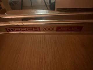 Raquetas con tensor vintage Dunlop y March 2001