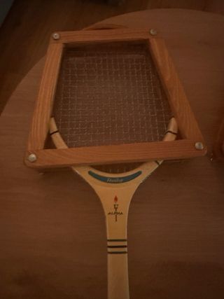 Raquetas con tensor vintage Dunlop y March 2001