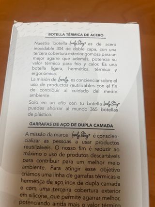 Botella Térmica Acero Inoxidable Lovely Story