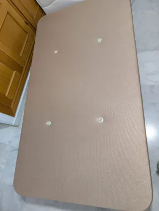 Colchón Flex 105 + Base Tapizada