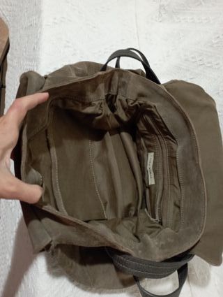 BOLSO DE PIEL VUELTA DE ZARA