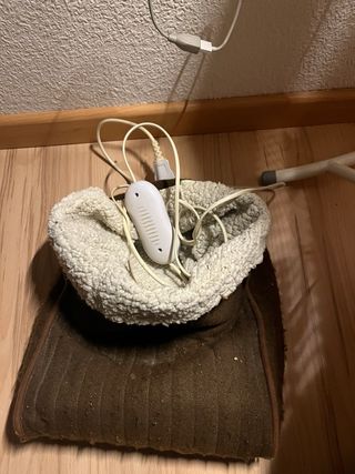 Calentador eléctrico pies manta suave