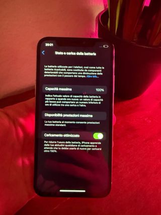 iPhone X 64GB Bianco - Batteria 100%