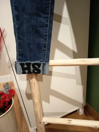 Pantalón vaquero niña T.10