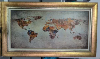 Cuadro Mapa del Mundo