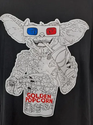 Camiseta Gremlin Palomitas Gafas 3D