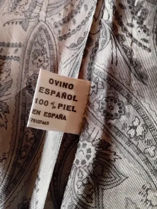 Abrigo de piel mujer negro