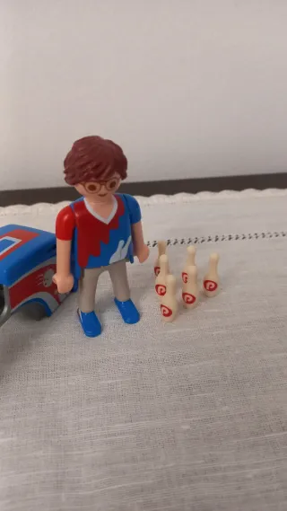 Playmobil Juego Bolos con Figura y Bolas