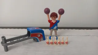 Playmobil Juego Bolos con Figura y Bolas