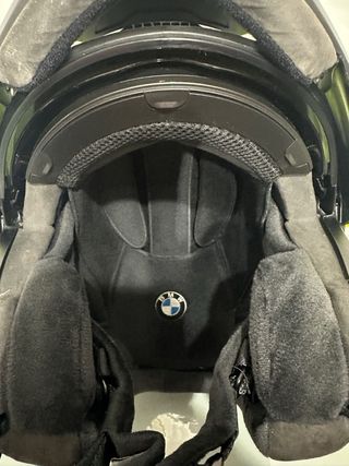 Casco BMW SYSTEM 7 Carbon Negro/Amarillo Fluor