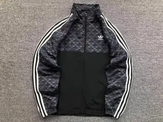 Chaqueta Adidas Originals Negra y Gris