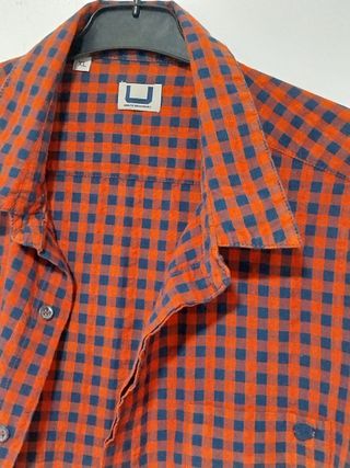 Camisa Hombre Adolfo Dominguez Talla XL Cuadros