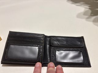 Cartera de cuero David Jones para hombre