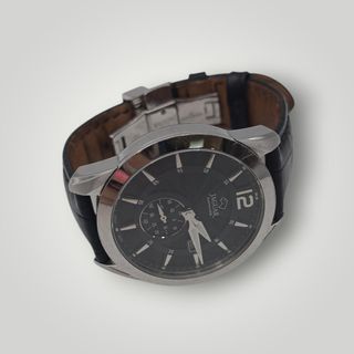 RELOJ PULSERA DE HOMBRE JAGUAR J663 CORREA CUERO ESFERA NEGRA