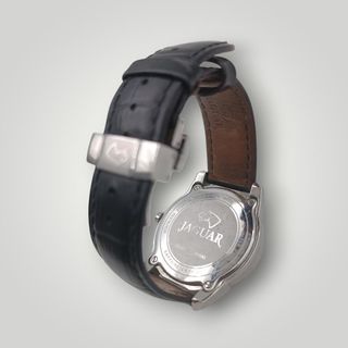 RELOJ PULSERA DE HOMBRE JAGUAR J663 CORREA CUERO ESFERA NEGRA