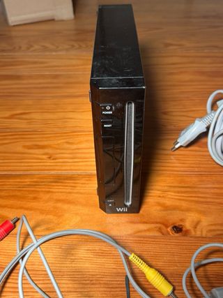 Nintendo Wii Preto Completo