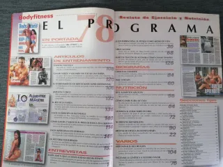 Revista culturismo Body Fitness Nº 78 y Nº 79