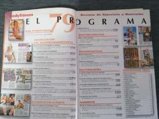 Revista culturismo Body Fitness Nº 78 y Nº 79