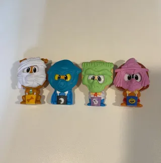 Lote 4 figuras Halloween Scooby Doo Burger King