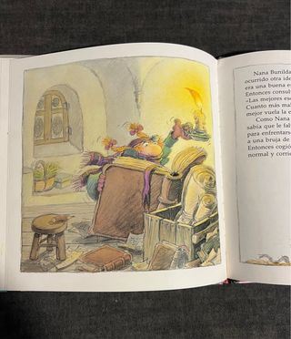 La escoba de la bruja cuento