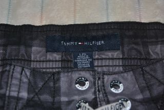 Calções de Banho Tommy Hilfiger Xadrez Tamanho L