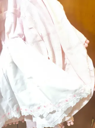Traje de flamenca niña rosa. Talla 18-24 meses