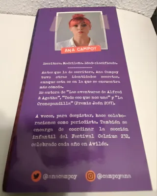 Familia a la fuga, libro juvenil.