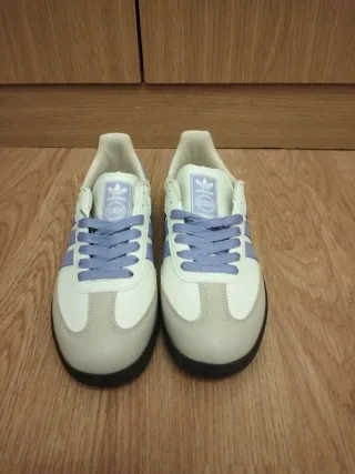 Adidas Samba Nuevas Gris Blanco