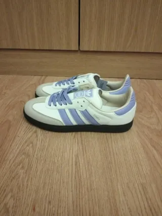 Adidas Samba Nuevas Gris Blanco