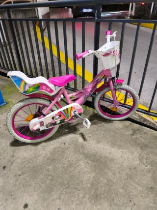 Bicicleta infantil rosa