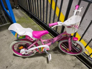 Bicicleta infantil rosa